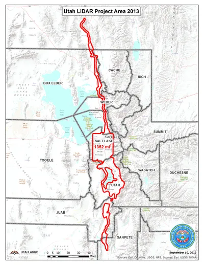 A map with project boundary